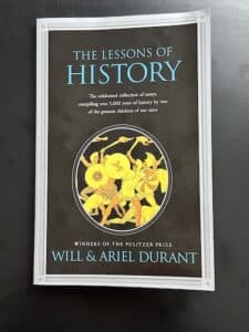 Lessons Of History Book Cover