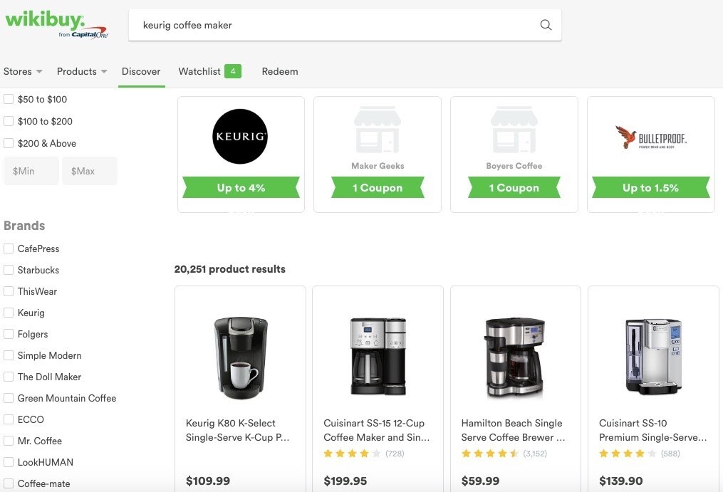 Wikibuy credits